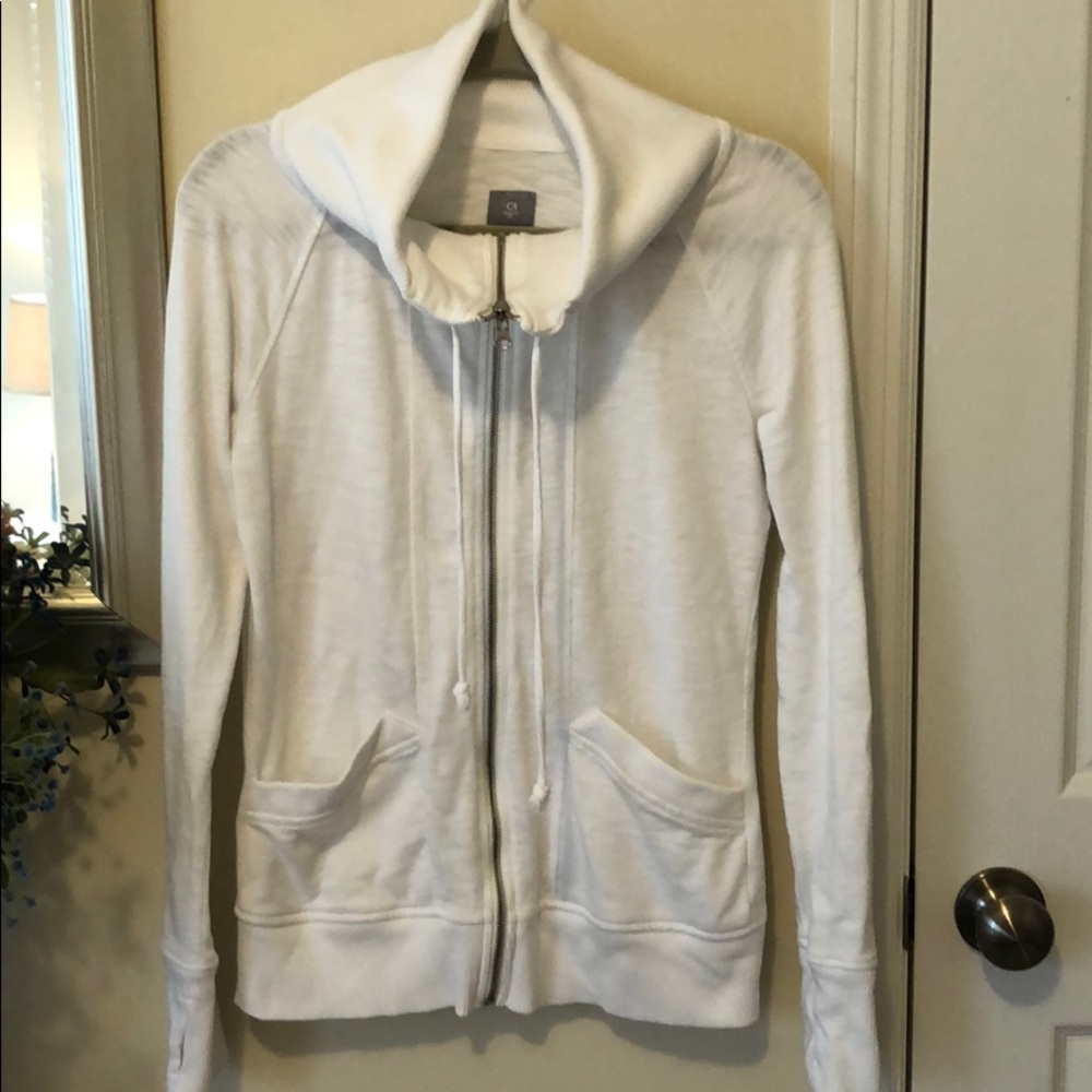 Gapfit Zip Up Sweatshirt Drawstring Neck